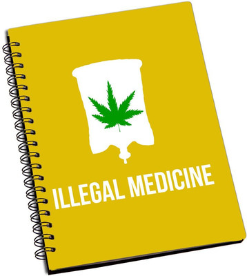 

Rangeele Inkers A5 Notebook(Illegal Medicine, Multicolor)