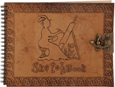 

Hare Krishna Handicrafts Regular Journal(Handmade Paper Leather Sketchbook, Tan)