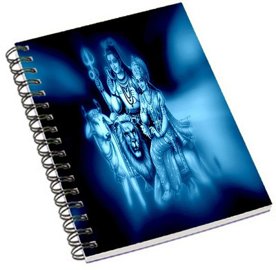 

Shopmania A5 Notebook(Shiva Parwati, Multicolor)