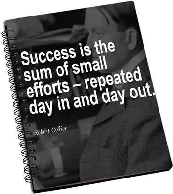 

Rangeele Inkers A5 Notebook(Robert Collier Quote, Multicolor)