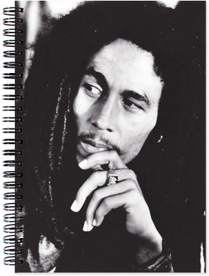 

VenTechno A5 Diary(Bob Marley Wirebound Ruled Paper Sheets Personal and Office Stationary Notebooks Diary, Multicolor)