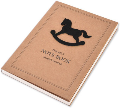 

Enwraps Regular Notebook(EG Series - The Felt Hobby Horse, Brown)