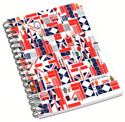 

Shopmania A5 Notebook(DESIGNER NOTEBOOK, Multicolor)