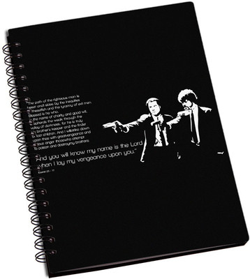 

Rangeele Inkers A5 Notebook(Pulp Fiction Long Quote, Multicolor)