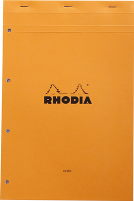 

Rhodia A4 Note Pad(Basics Orange - A4+ - 318 mm x 210 mm, Orange)