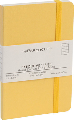 

Mypaperclip Mini Notebook(Executive, Yellow)