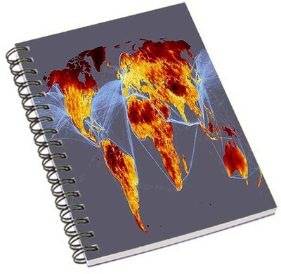 

Shopmania A5 Notebook(Map 2, Multicolor)