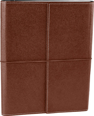

Eco-Leatherette B5 Journal(Handcrafted, Dark Brown)