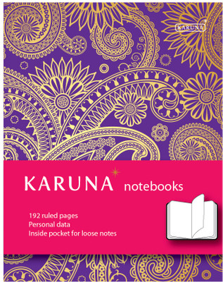 

Karunavan Journal(Paisley Series Purple and Red Band)