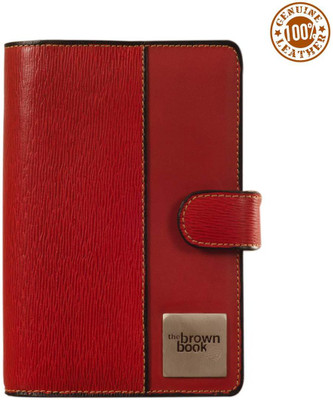 

eZeeBags A5 Planner/Organizer(The Brown Book, Red)