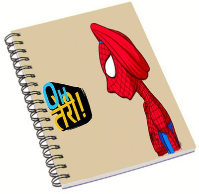

Shopmania A5 Notebook(DESIGNER NOTEBOOK, Multicolor)