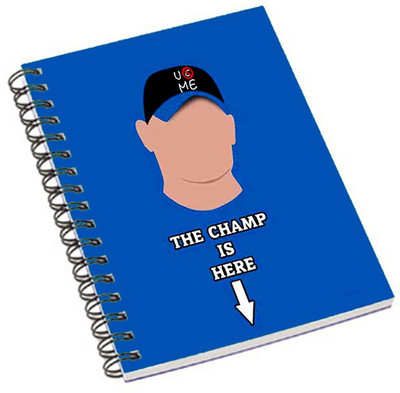 

Shopmania A5 Notebook(The Champ, Multicolor)
