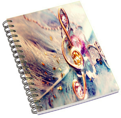 

Shopmania A5 Notebook(DESIGNER PRINTED NOTEBOOK, Multicolor)