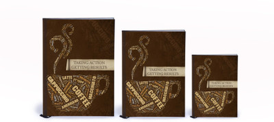 

Tiara Diaries B5 Notebook(2016-2017 Designer LA Kaarta "TAKING ACTION GETTING RESULT" (Set of 3), Coffee, Pack of 3)