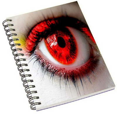 

Shopmania A5 Notebook(Red eye 1, Multicolor)