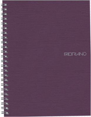 Fabriano Ecoqua A4 Notebook Ruled 140 Pages(Purple)