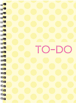 Paper Plane Design A5 Notebook(Paper Plane Design, Yellow)