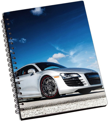 

Rangeele Inkers A5 Notebook(Audi r8 silver, Multicolor)