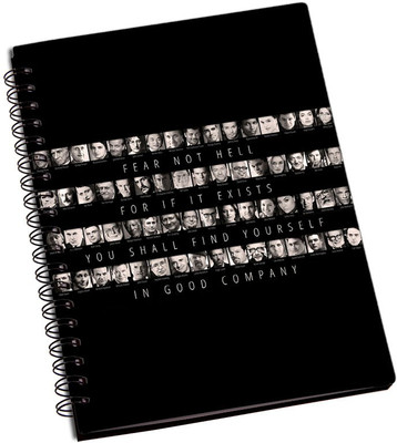 

Rangeele Inkers A5 Notebook(Fear Not Hell, Multicolor)