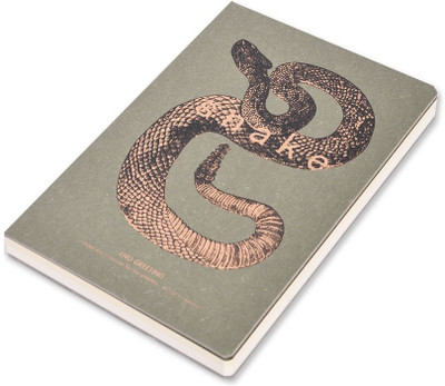 

Enwraps Regular Notebook(EG Series - Vintage Design Snake, Green)