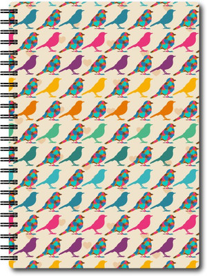 

Nourish A6 Notebook(A6 Size Plain Pages Colourful Graphic Diary, Multicolor)