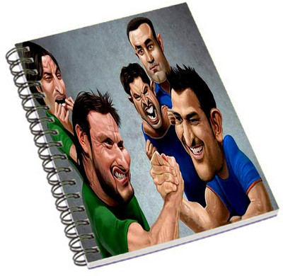 

Shopmania A5 Notebook(famous personalities, Multicolor)