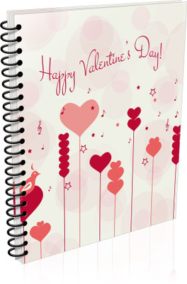 

VenTechno A5 Diary(Valentine Special A5 - Diary (Spiral Bound), Multicolor)