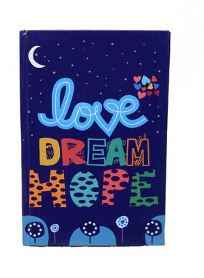 

The Crazy Me A5 Diary(Love Dream Hope, Multicolor)