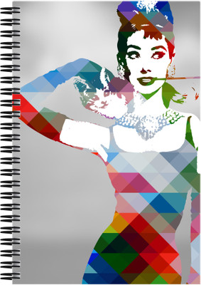 

Art Emporio A5 Notebook(Audrey Hepburn Pattern, Multicolor)