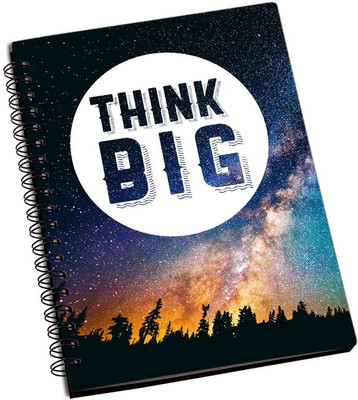 

ShopMantra A5 Notebook(Think Big Designer Spiral Notebook, Multicolor, Pack of 2)