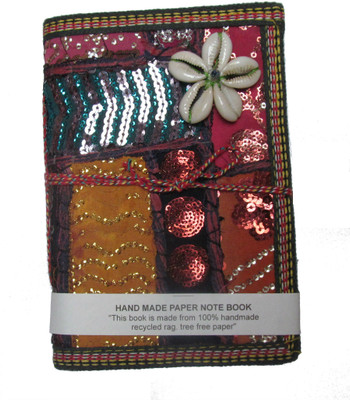 

Craft Expo Regular Diary(Handmade Diary With Seep Work (7*5*0.8 Inches), Multicolor)