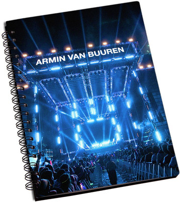 

Rangeele Inkers A5 Notebook(Armin van buuren DJ, Multicolor)