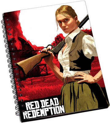 

Rangeele Inkers A5 Notebook(Red Dead Redemption Girl, Multicolor)