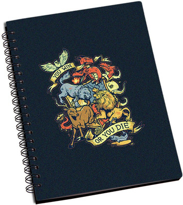 

Rangeele Inkers A5 Notebook(GOT Win Or Die, Multicolor)