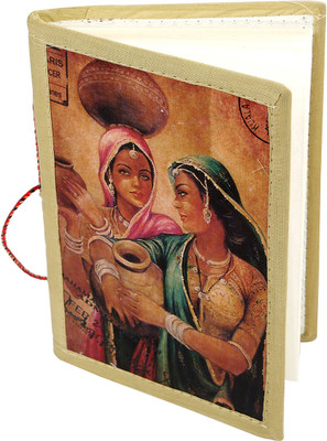 

Rajrang Book-size Diary(Handcrafted Gift Set, Brown, Green)