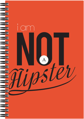 

Art Emporio A5 Notebook(I am not a Hipster, Multicolor)