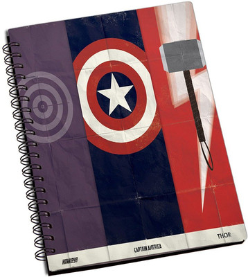 

Rangeele Inkers A5 Notebook(Avengers Comic Minimals, Multicolor)