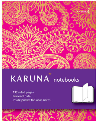 

Karunavan Journal(Paisley Series Pink and Purple Band)