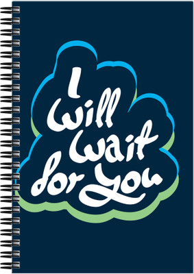 

Art Emporio A5 Notebook(I Will Wait for You, Multicolor)