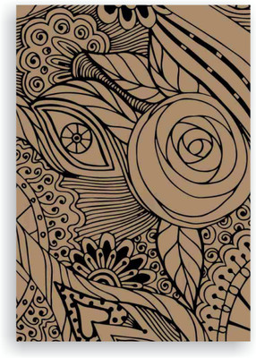 

Goodwork A5 Diary(Tribal Flower Notebook, Brown)