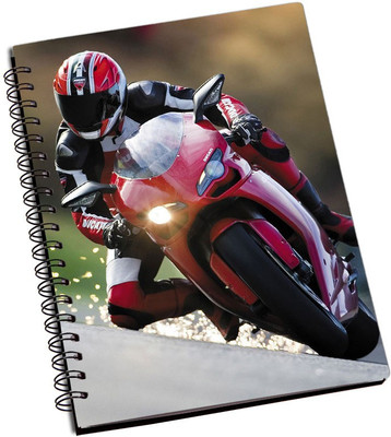 

Rangeele Inkers A5 Notebook(Bike Stunt Biker, Multicolor)