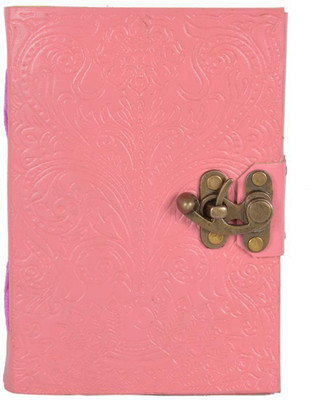 

Craft Club Regular Diary(leather with peacock emboss, Pink)