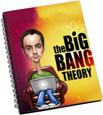 

Rangeele Inkers A5 Notebook(the Big bang Theory Sheldon Cooper Artwork, Multicolor)