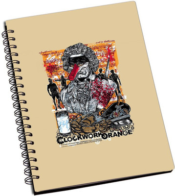 

Rangeele Inkers A5 Notebook(clockwork orange poster, Multicolor)