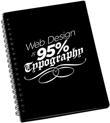 

Rangeele Inkers A5 Notebook(Web Design 95% Typography, Multicolor)