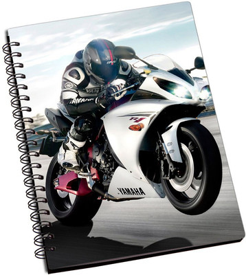 

Rangeele Inkers A5 Notebook(Yamaha Biker Racing, Multicolor)