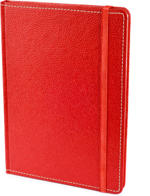 

Eco-Leatherette A5 Diary(Handcrafted Cover Journal, Red)