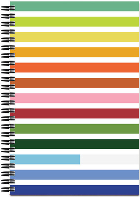 

Art Emporio A5 Notebook(Colored Bars, Multicolor)