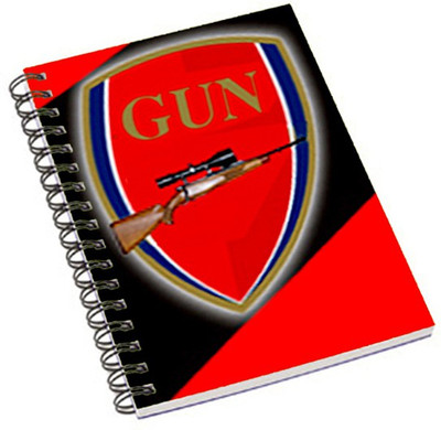 

Shopmania A5 Notebook(Gun, Multicolor)
