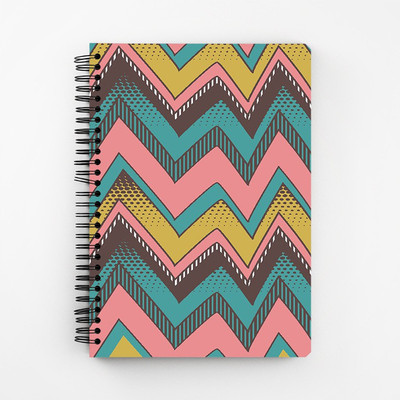 

RAYITE A5 Diary(Wave2 Pattern, Multicolor)